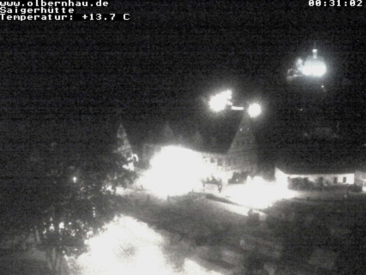 Archiv Foto Webcam Blick auf die Saigerhütte Olbernhau