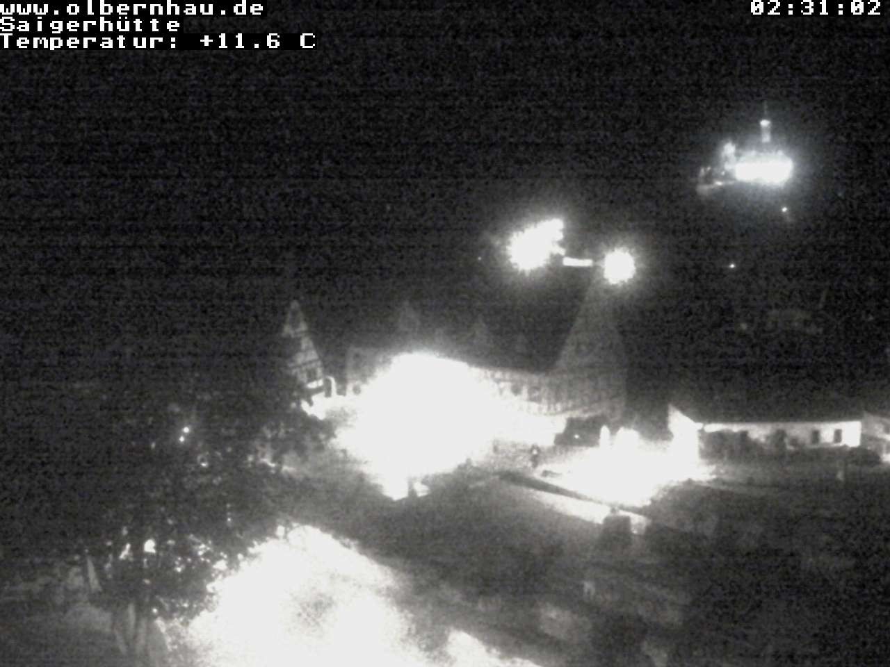 Archiv Foto Webcam Blick auf die Saigerhütte Olbernhau