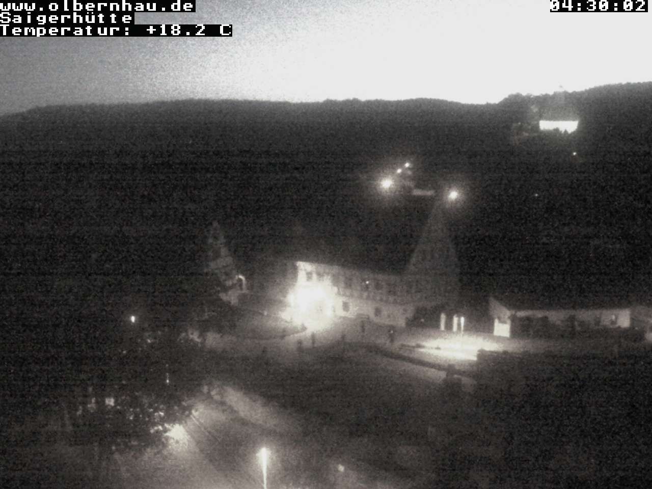 Archiv Foto Webcam Blick auf die Saigerhütte Olbernhau