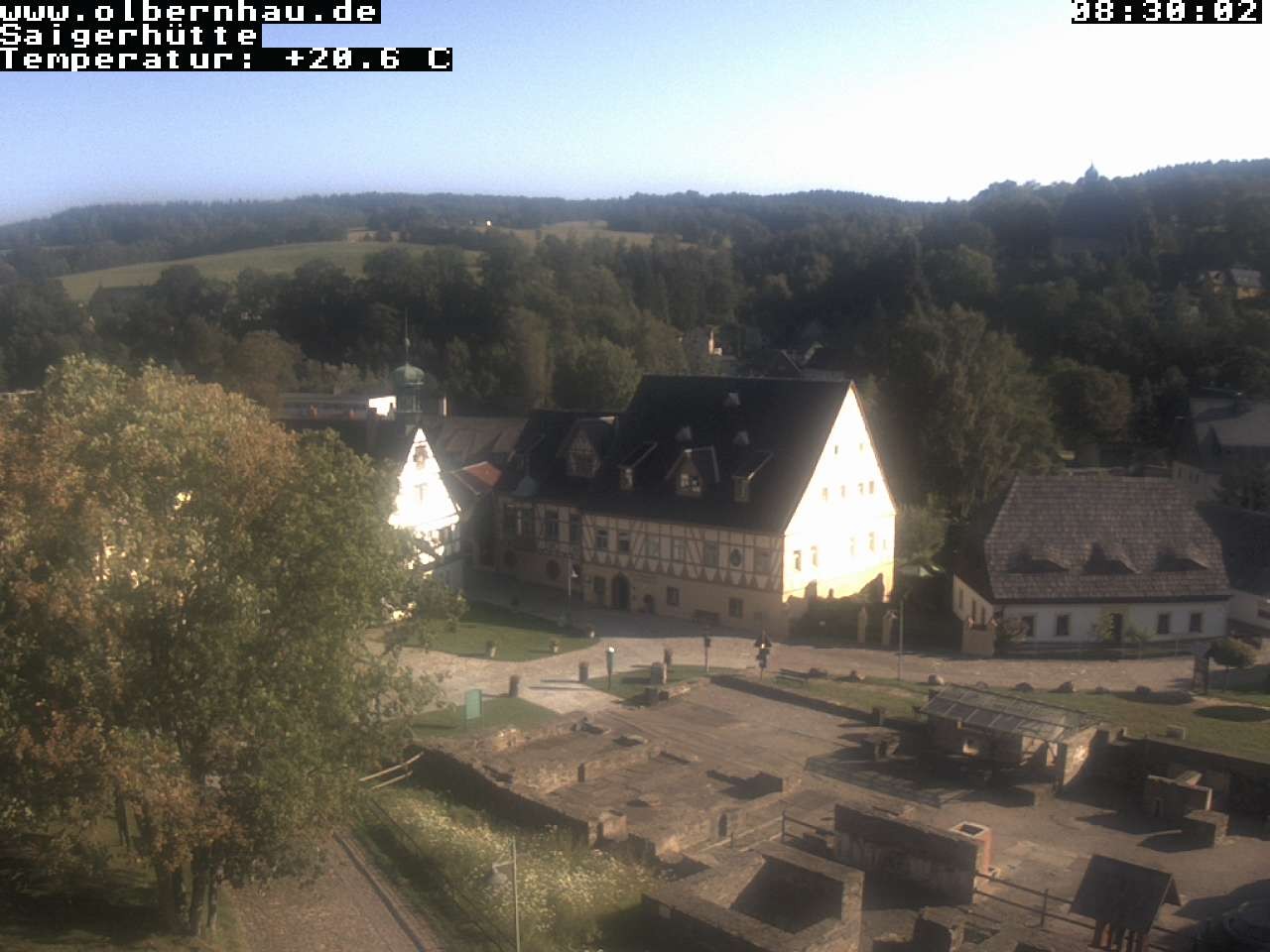 Archived image Webcam Saigerhütte Olbernhau (Museum)
