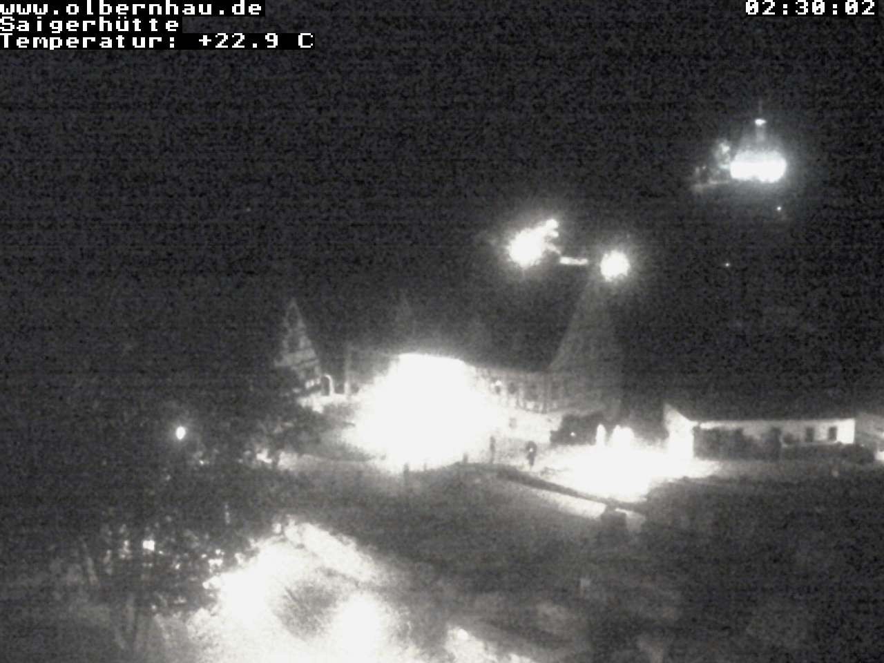 Archiv Foto Webcam Blick auf die Saigerhütte Olbernhau