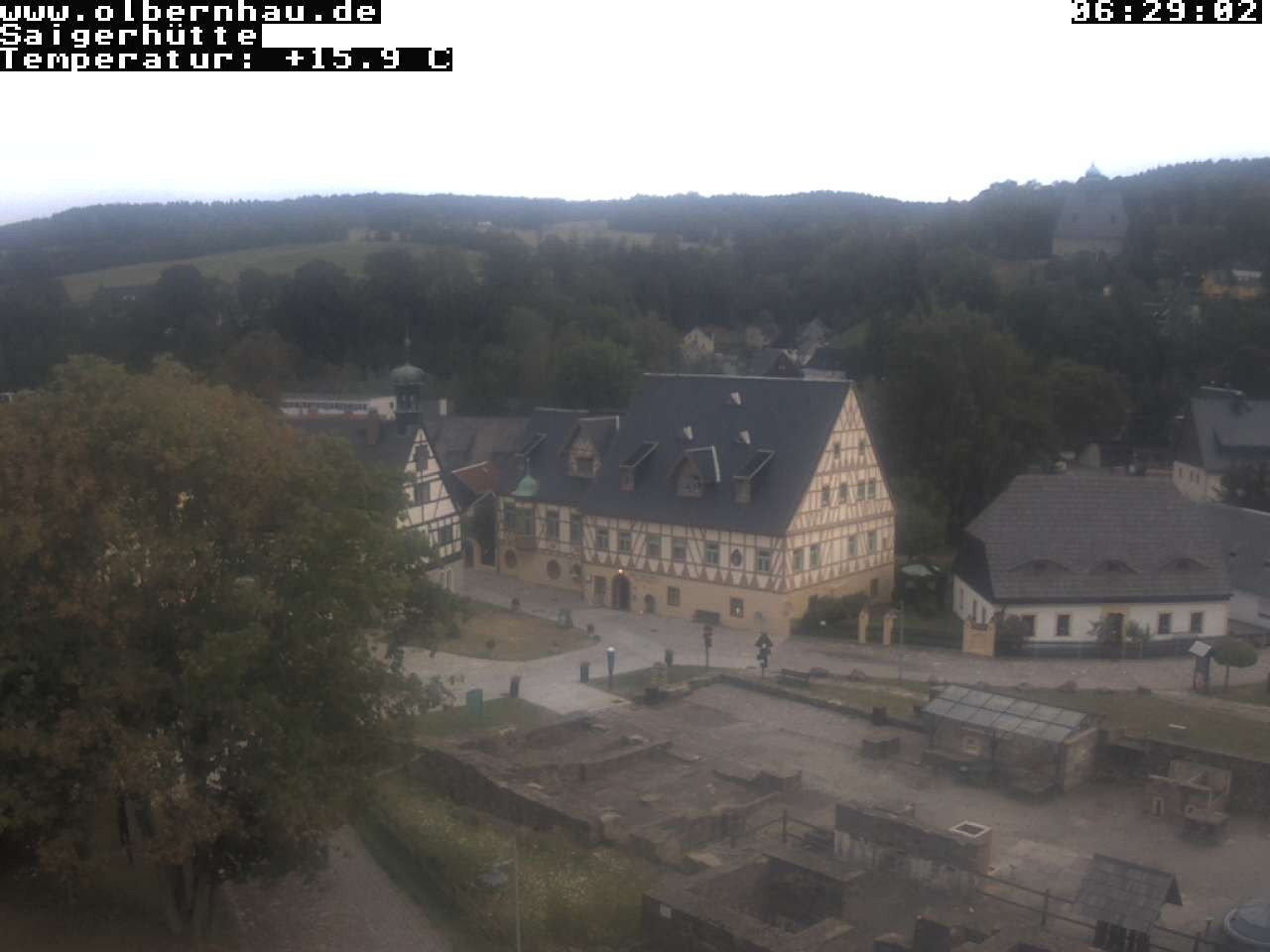 Archived image Webcam Saigerhütte Olbernhau (Museum)