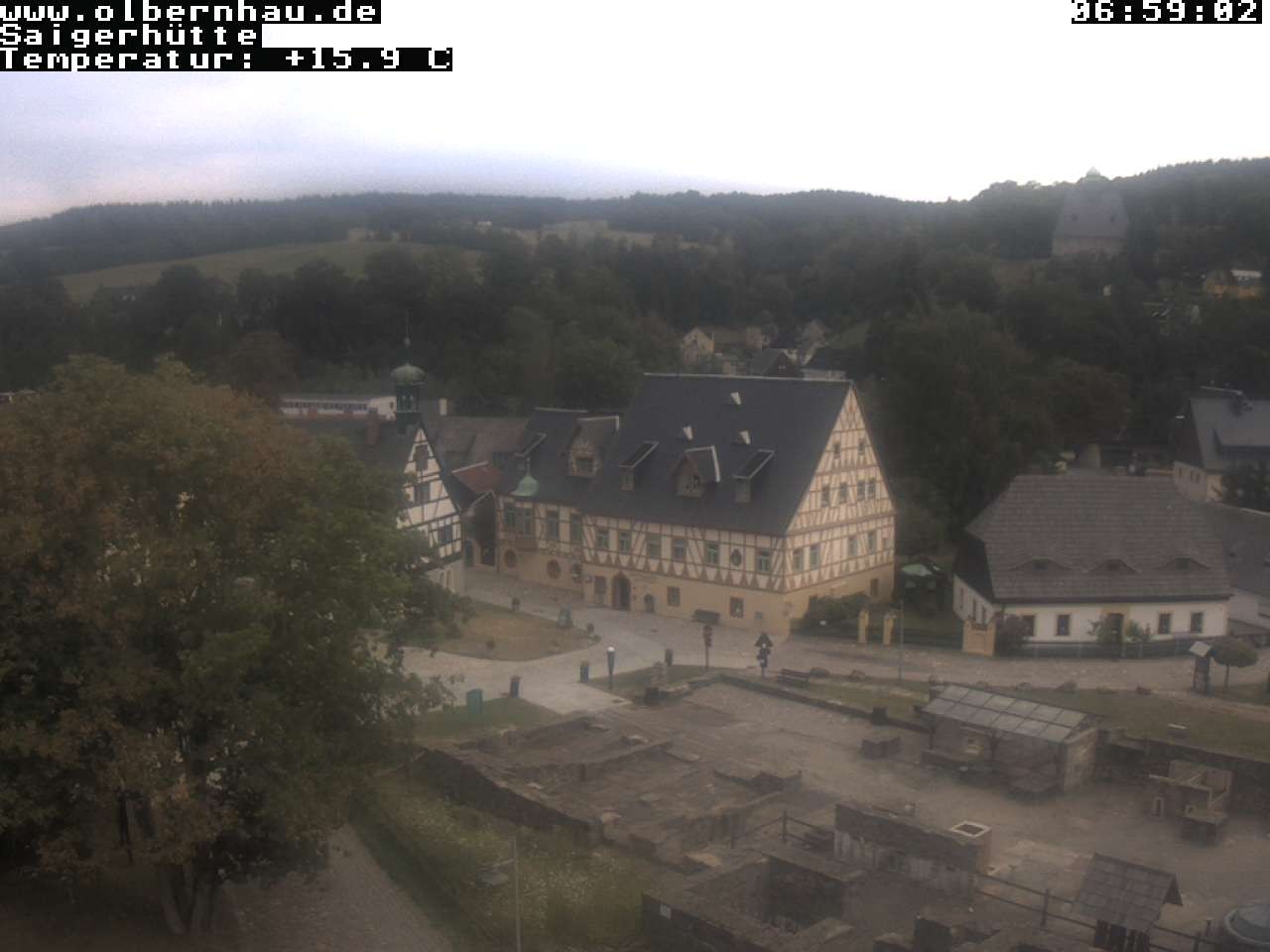 Archived image Webcam Saigerhütte Olbernhau (Museum)