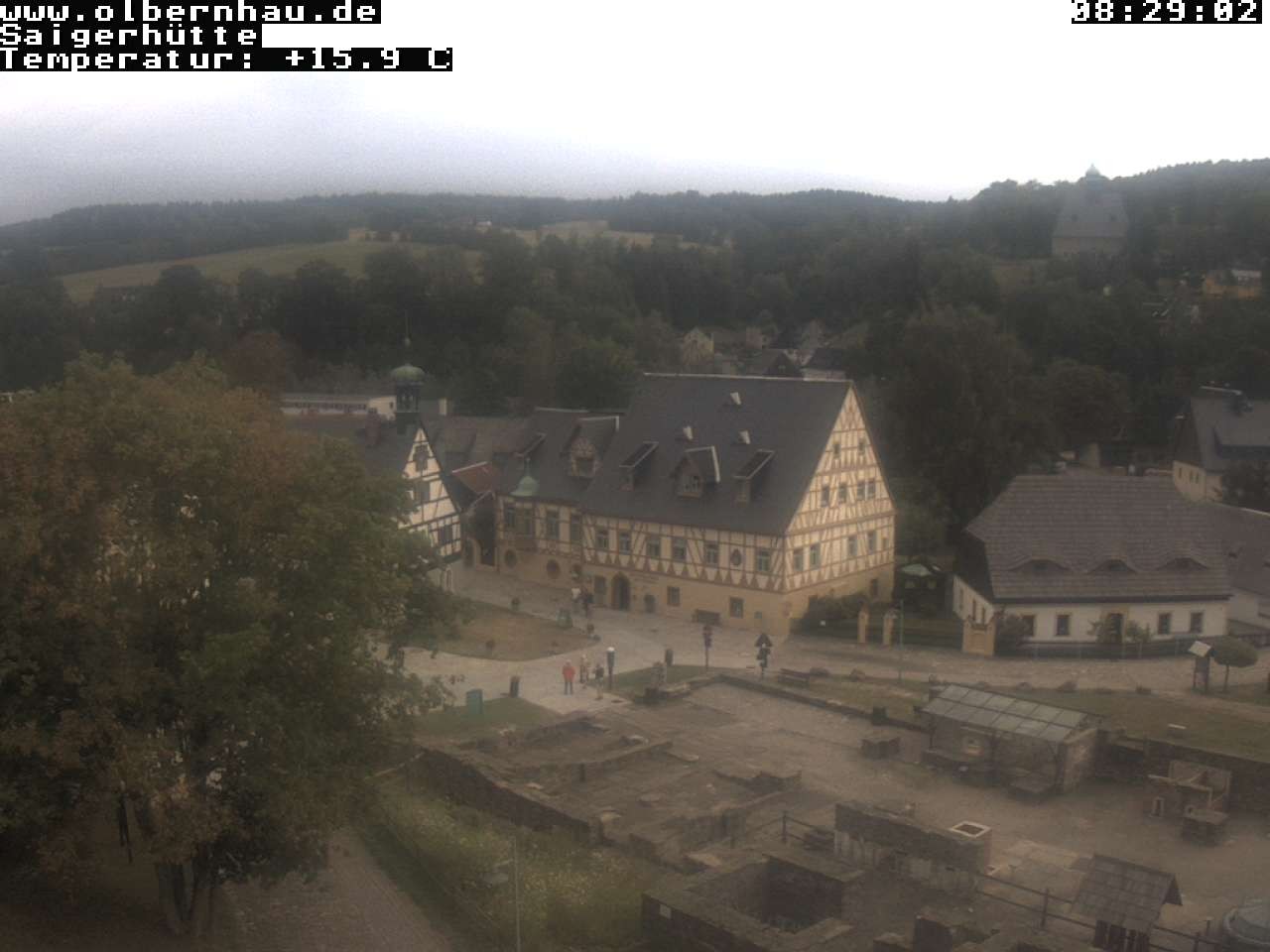 Archived image Webcam Saigerhütte Olbernhau (Museum)