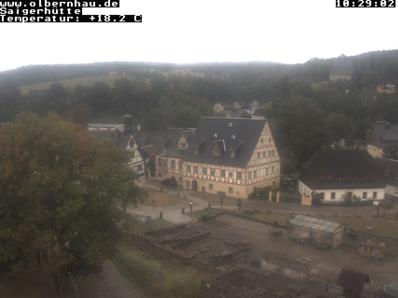 Archived image Webcam Saigerhütte Olbernhau (Museum)