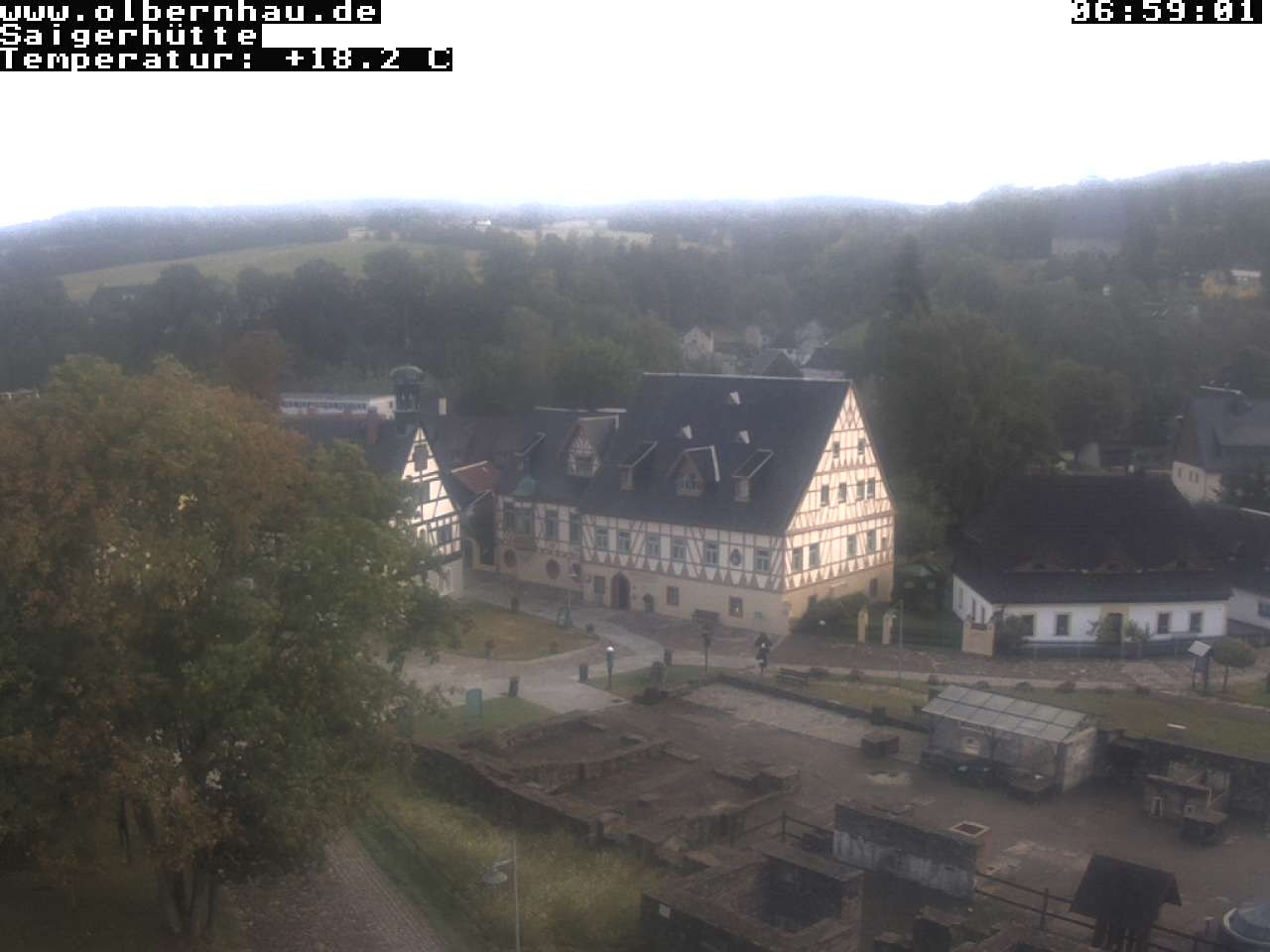 Archived image Webcam Saigerhütte Olbernhau (Museum)