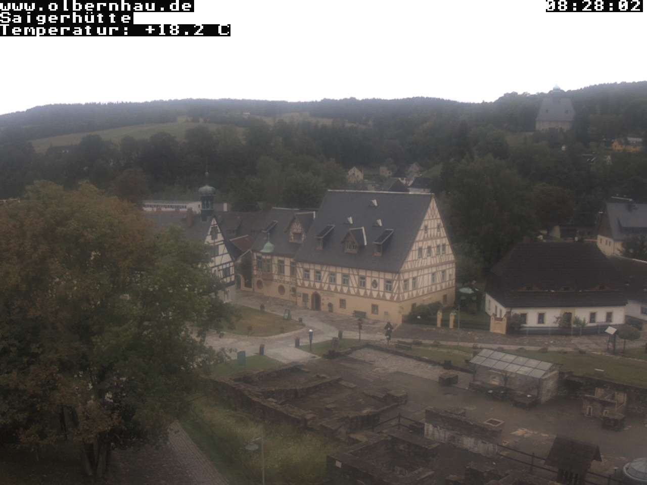 Archived image Webcam Saigerhütte Olbernhau (Museum)
