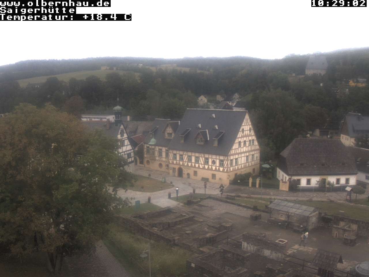 Archived image Webcam Saigerhütte Olbernhau (Museum)