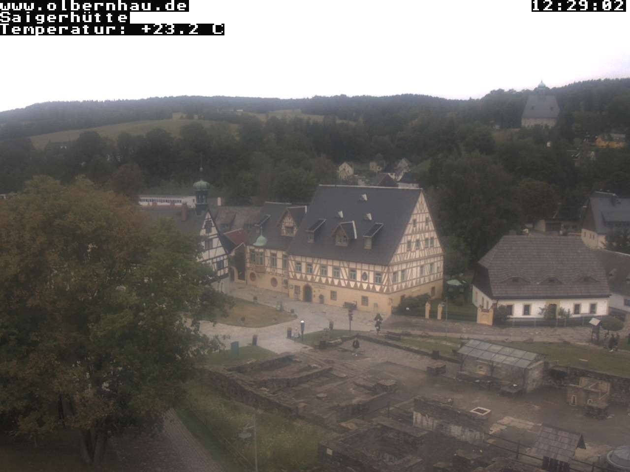 Archived image Webcam Saigerhütte Olbernhau (Museum)