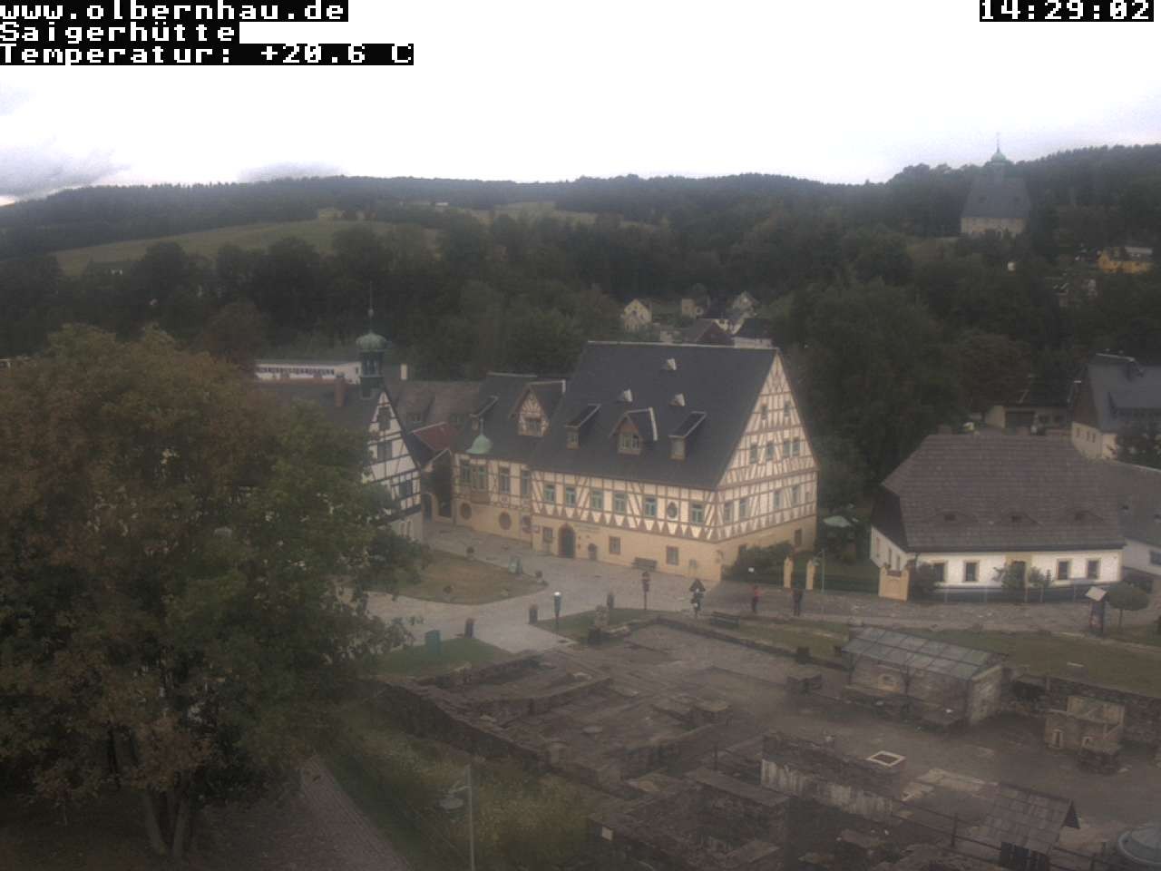 Archived image Webcam Saigerhütte Olbernhau (Museum)