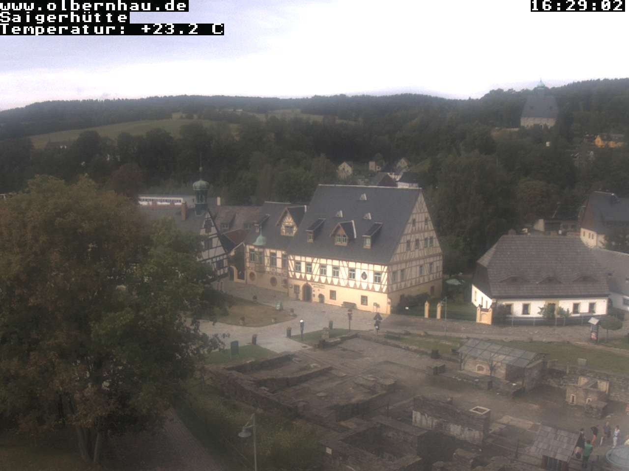 Archived image Webcam Saigerhütte Olbernhau (Museum)