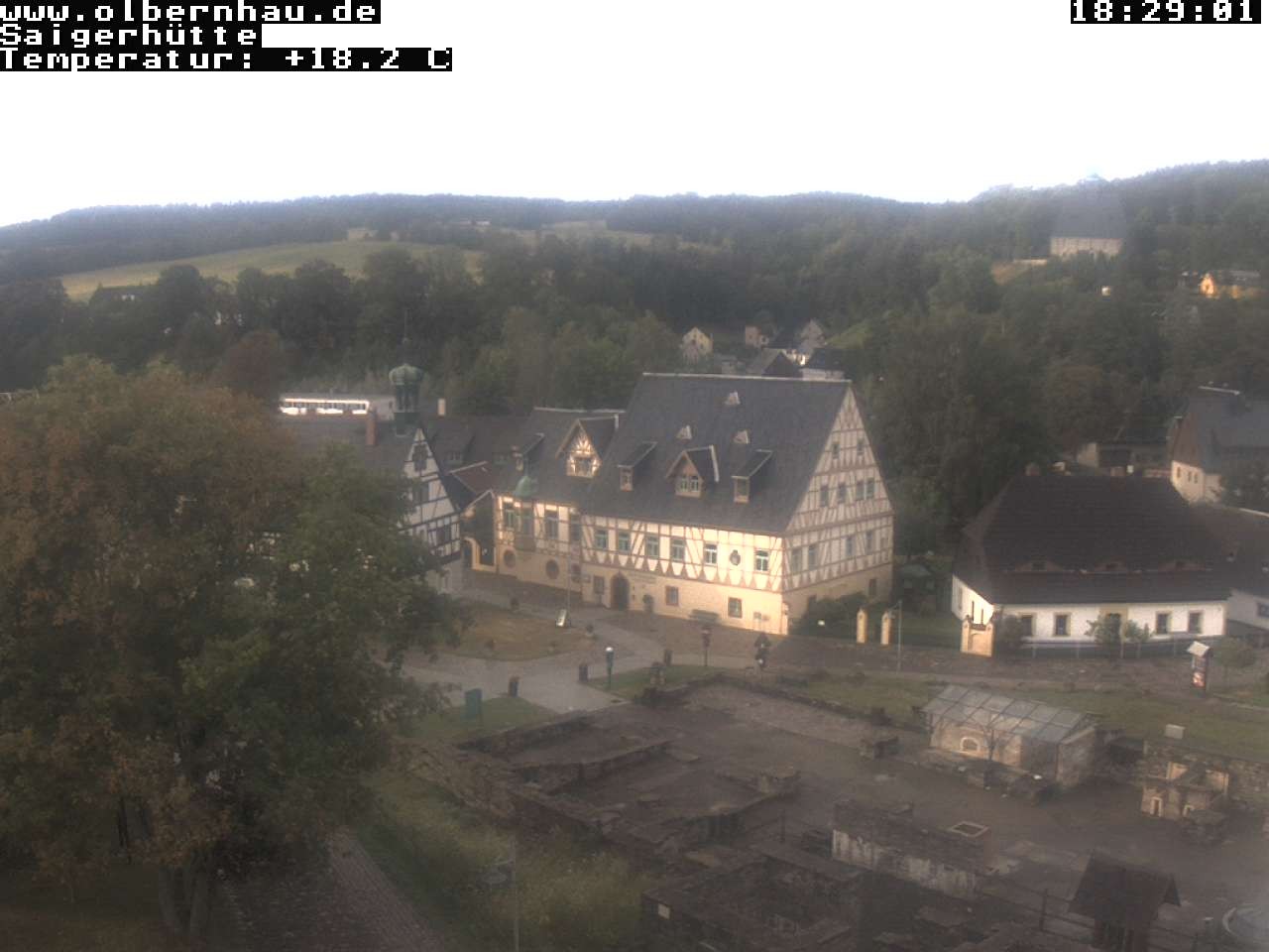 Archived image Webcam Saigerhütte Olbernhau (Museum)