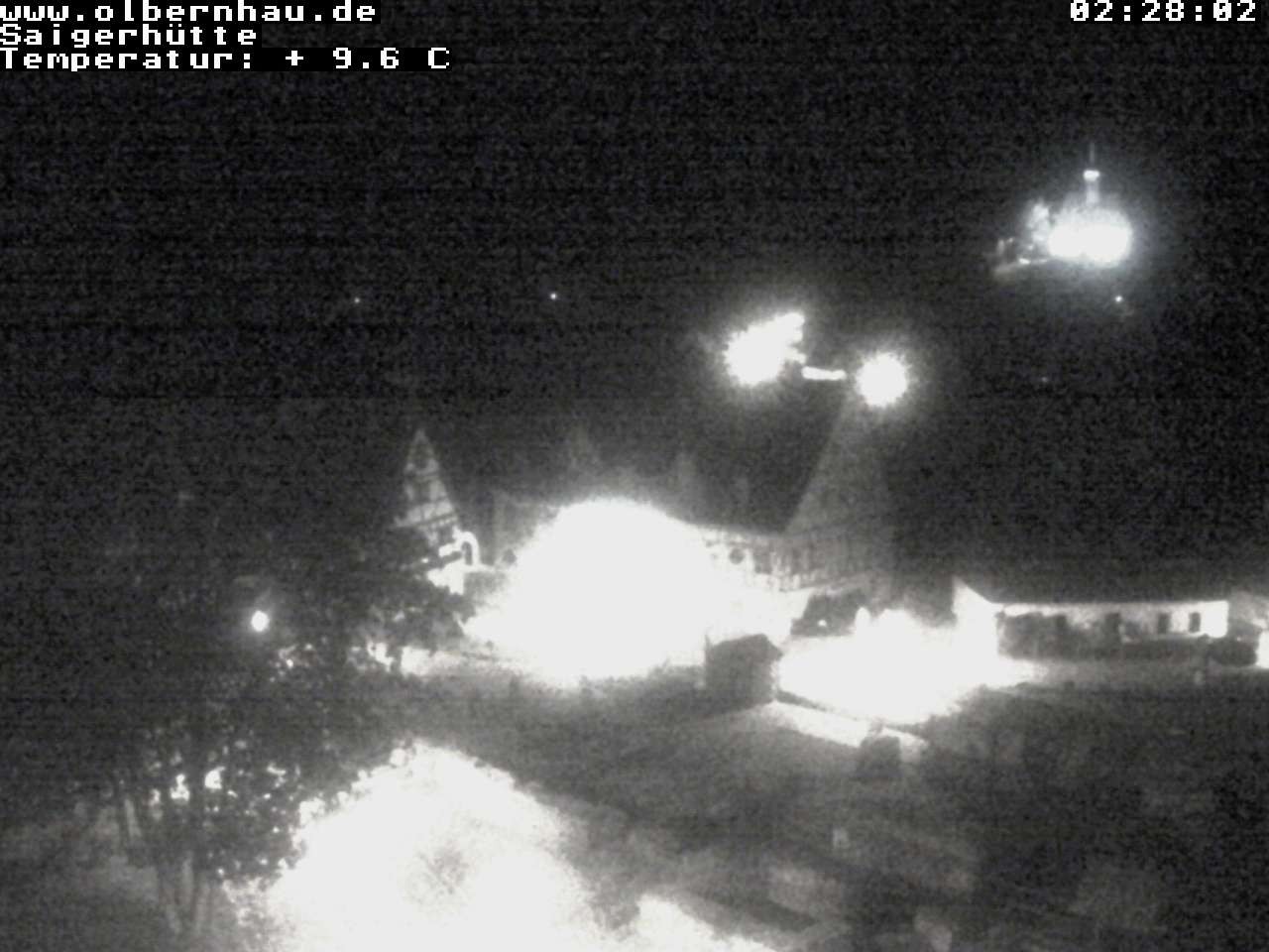 Archiv Foto Webcam Blick auf die Saigerhütte Olbernhau