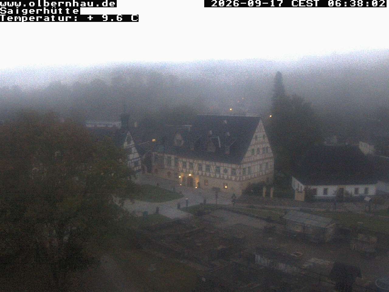 Archived image Webcam Saigerhütte Olbernhau (Museum)