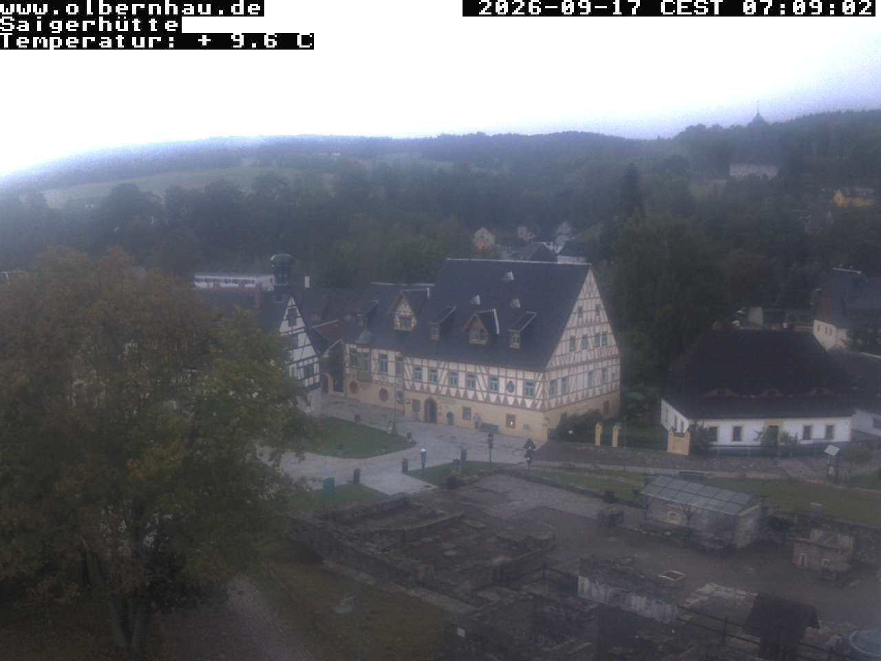 Archived image Webcam Saigerhütte Olbernhau (Museum)