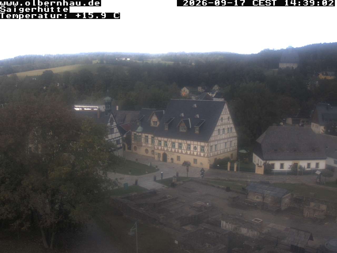 Archived image Webcam Saigerhütte Olbernhau (Museum)