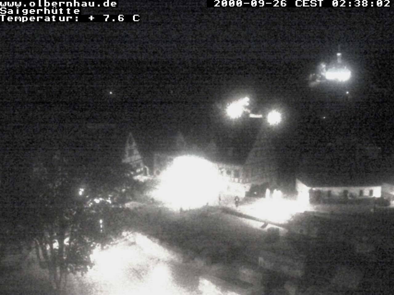 Archiv Foto Webcam Blick auf die Saigerhütte Olbernhau