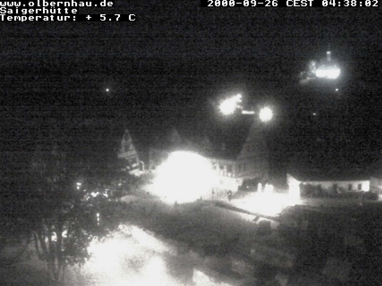 Archiv Foto Webcam Blick auf die Saigerhütte Olbernhau