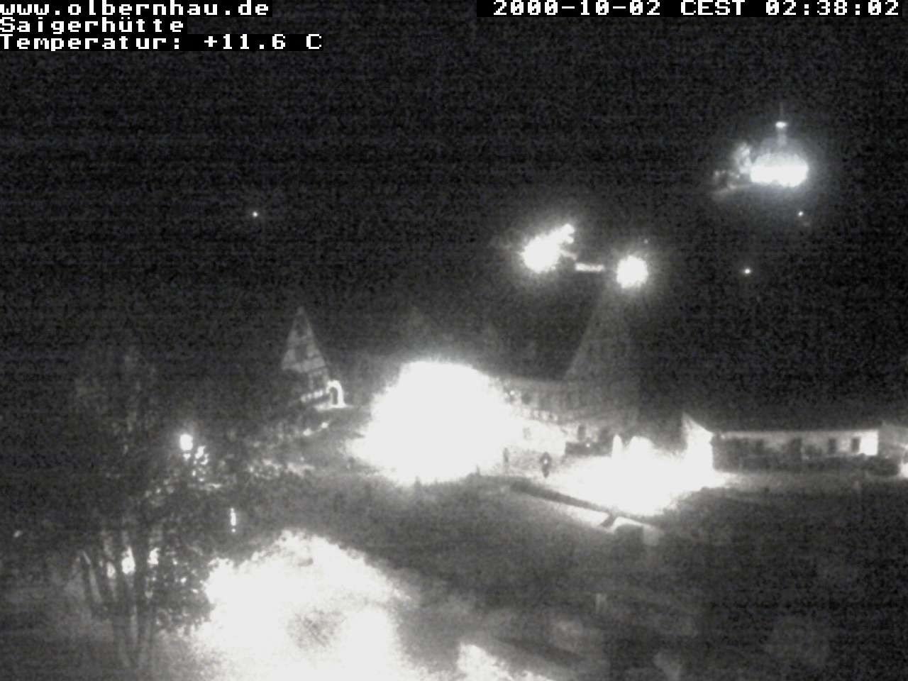 Archived image Webcam Saigerhütte Olbernhau (Museum)