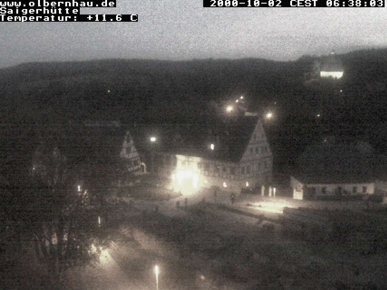 Archived image Webcam Saigerhütte Olbernhau (Museum)