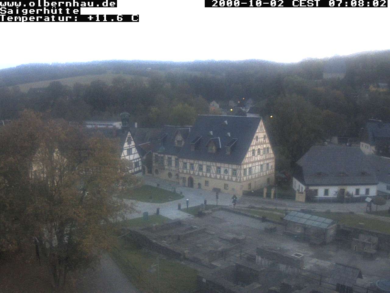 Archived image Webcam Saigerhütte Olbernhau (Museum)