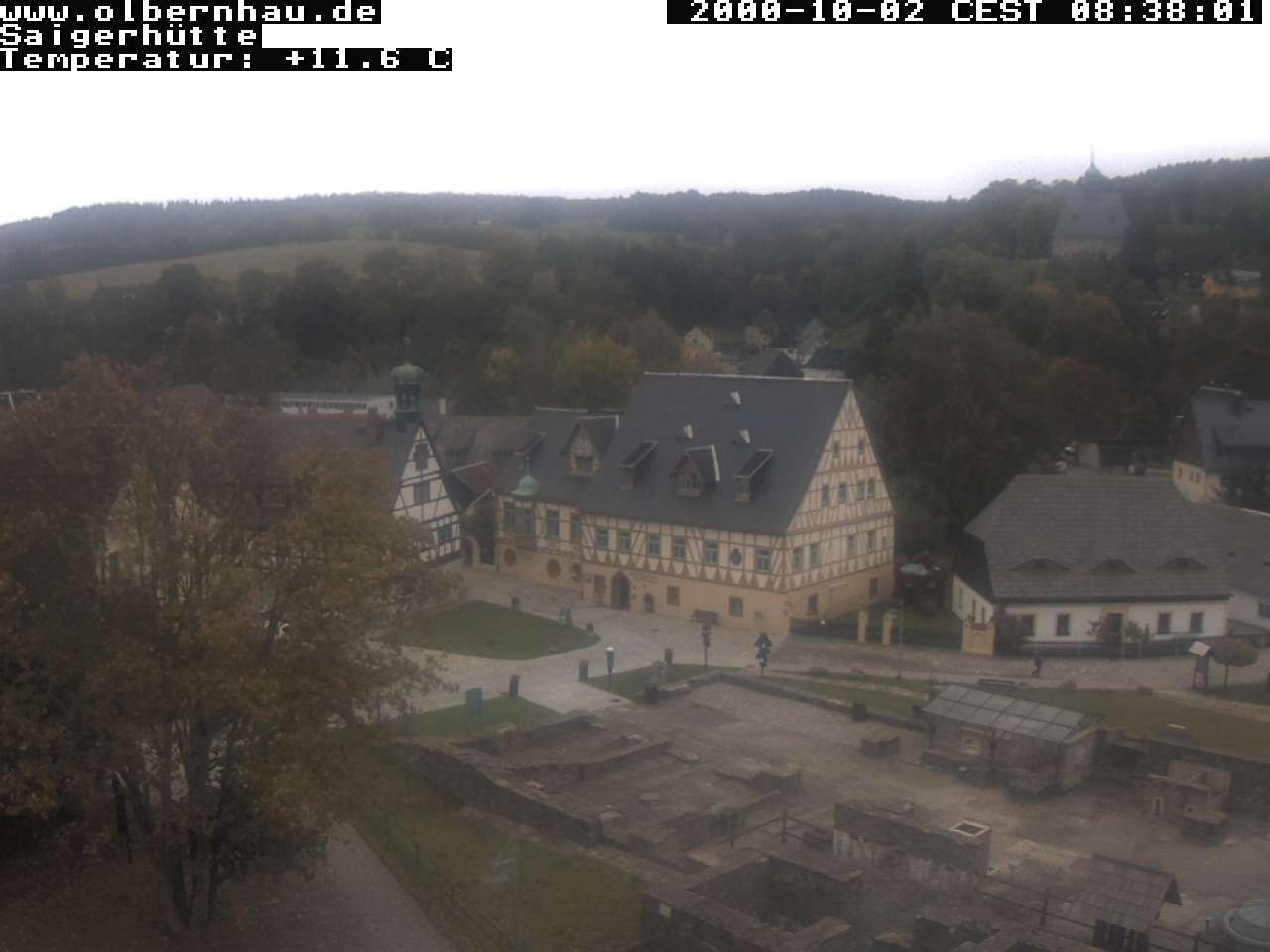 Archived image Webcam Saigerhütte Olbernhau (Museum)