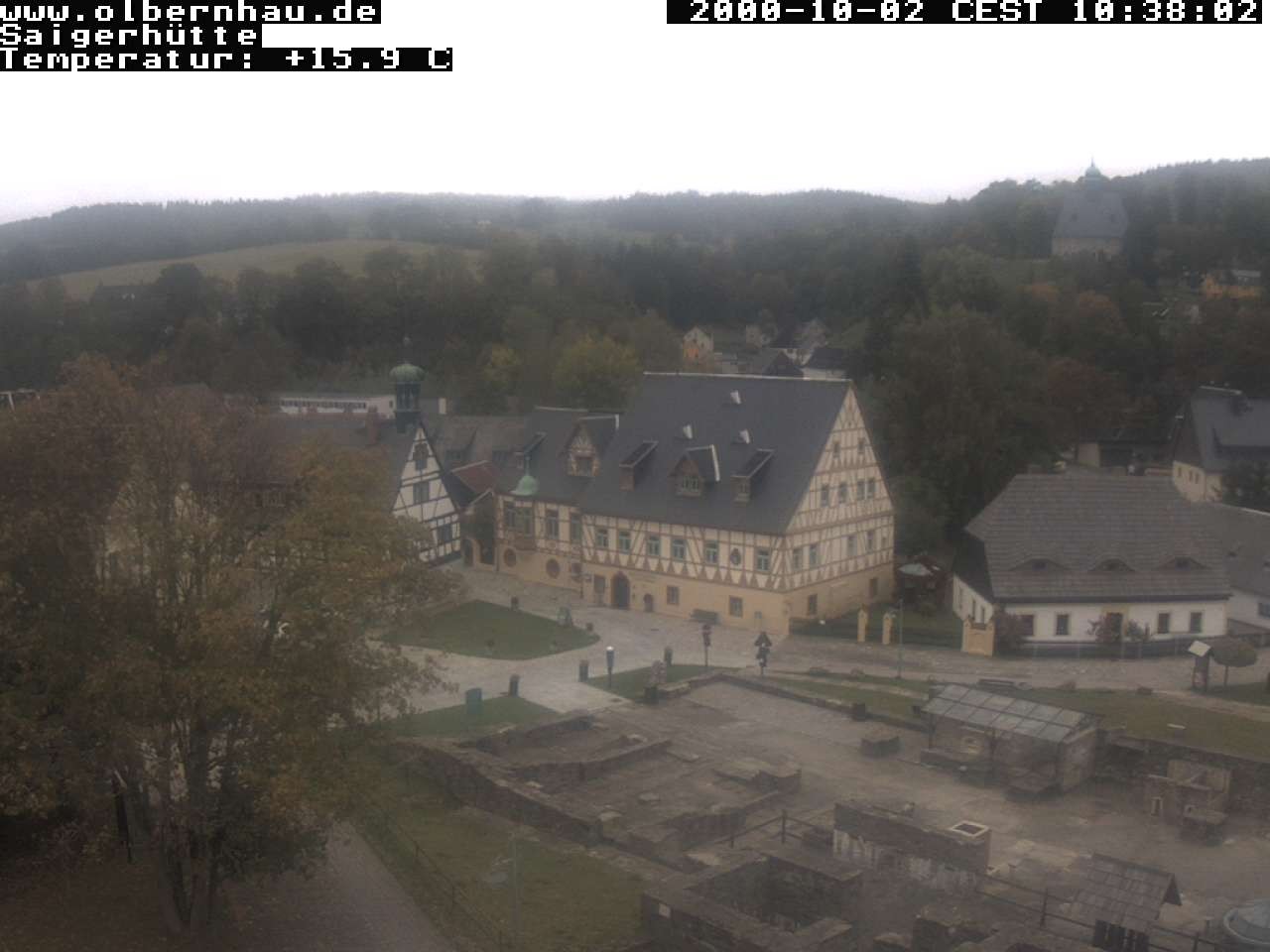 Archived image Webcam Saigerhütte Olbernhau (Museum)