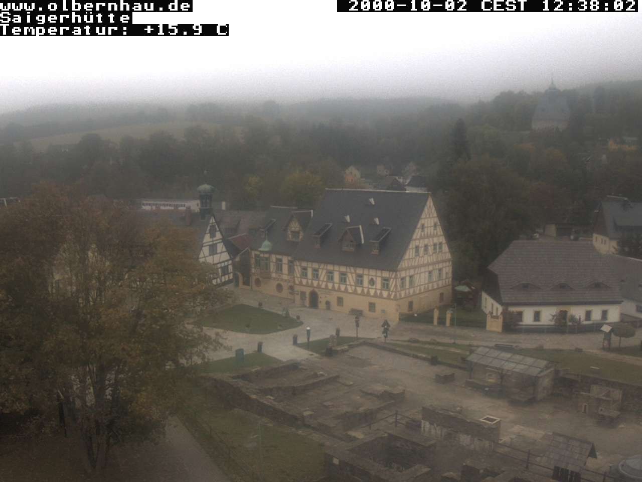 Archived image Webcam Saigerhütte Olbernhau (Museum)