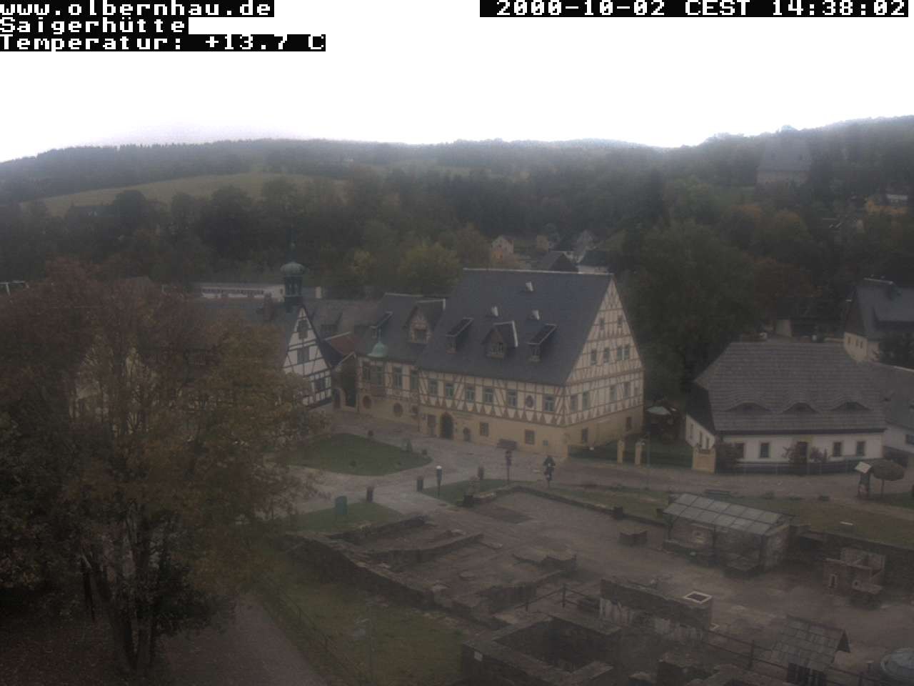 Archived image Webcam Saigerhütte Olbernhau (Museum)