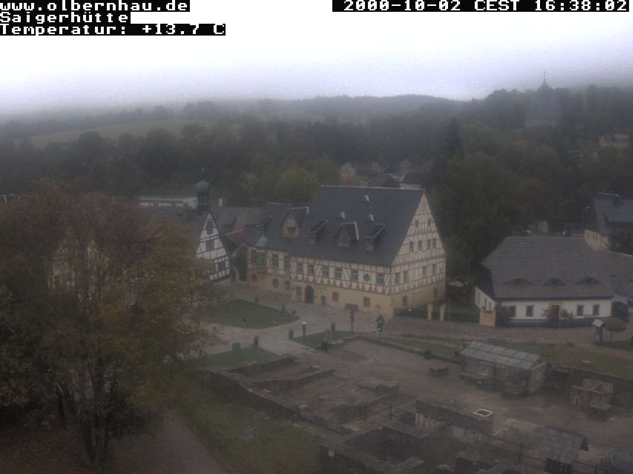Archived image Webcam Saigerhütte Olbernhau (Museum)