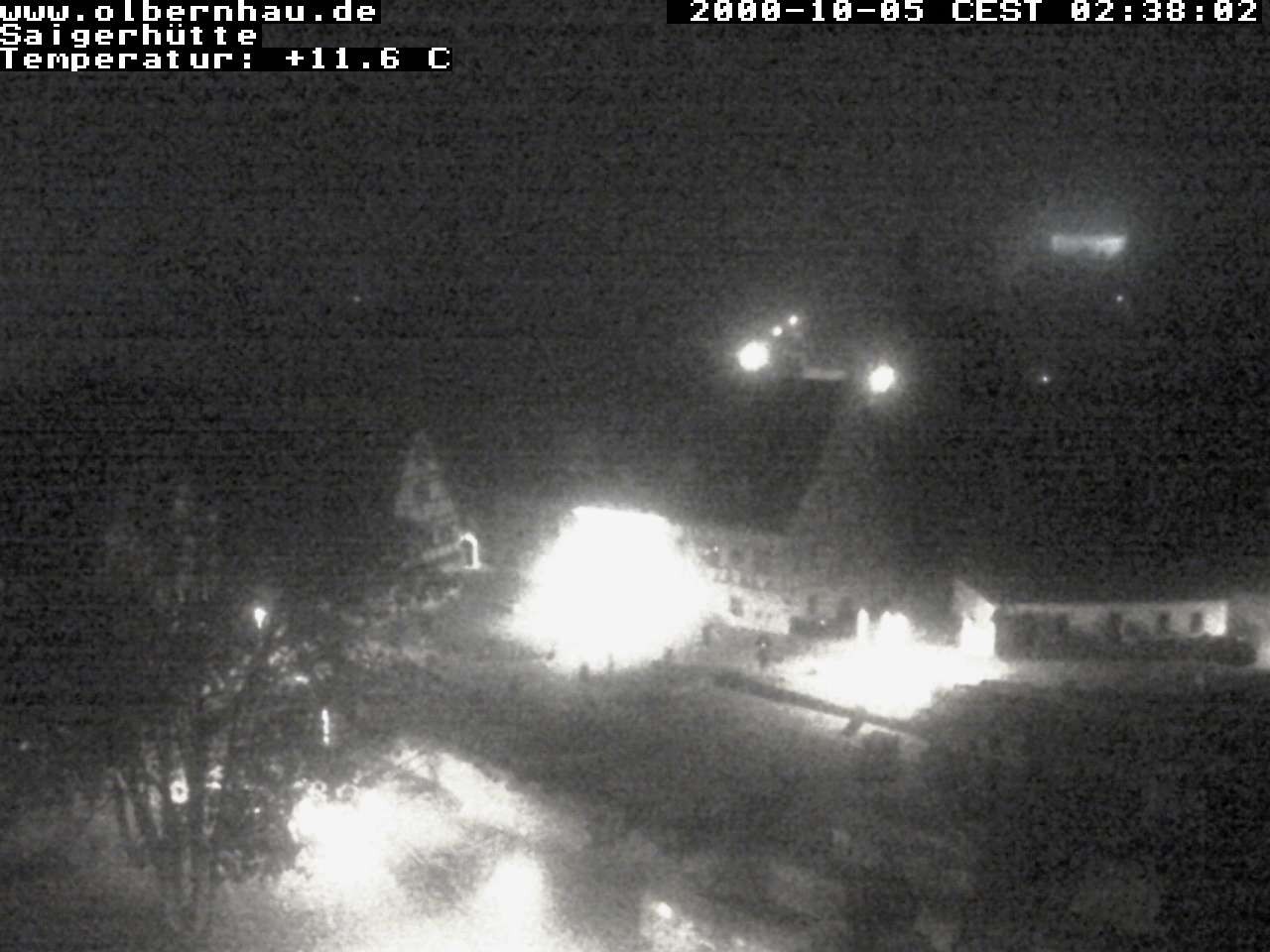 Archiv Foto Webcam Blick auf die Saigerhütte Olbernhau