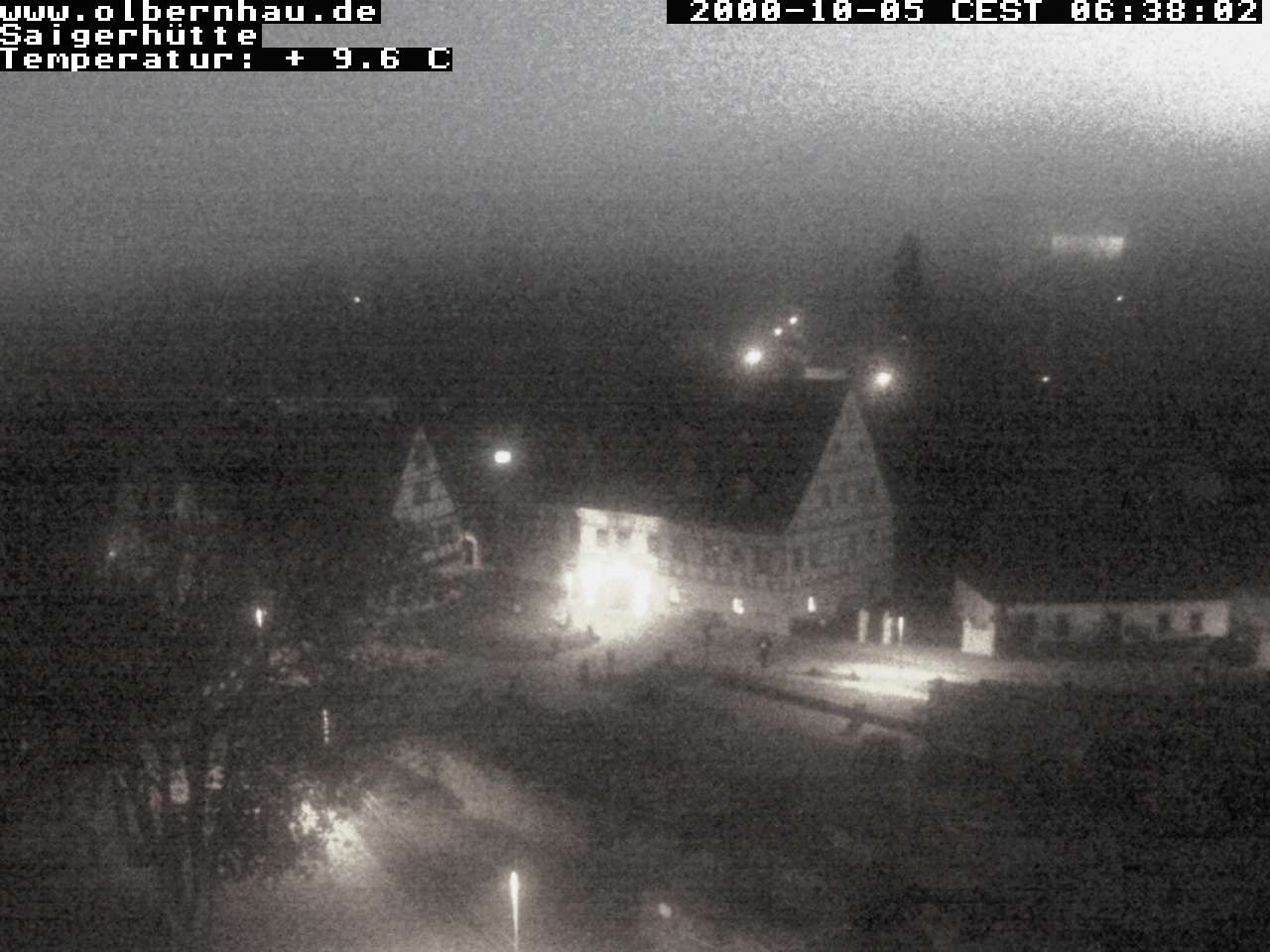 Archiv Foto Webcam Blick auf die Saigerhütte Olbernhau