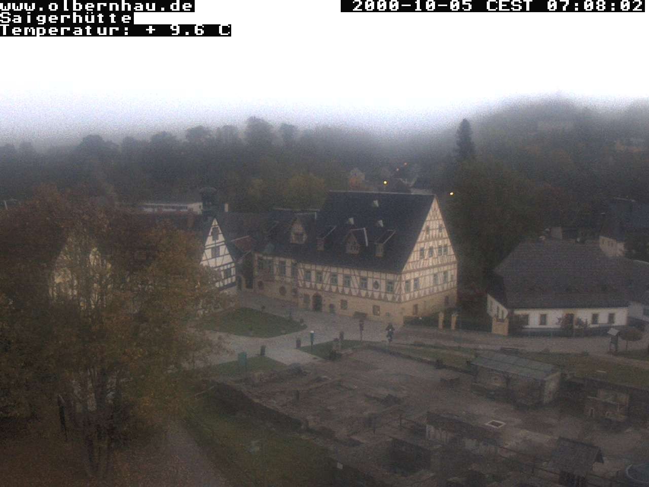 Archiv Foto Webcam Blick auf die Saigerhütte Olbernhau