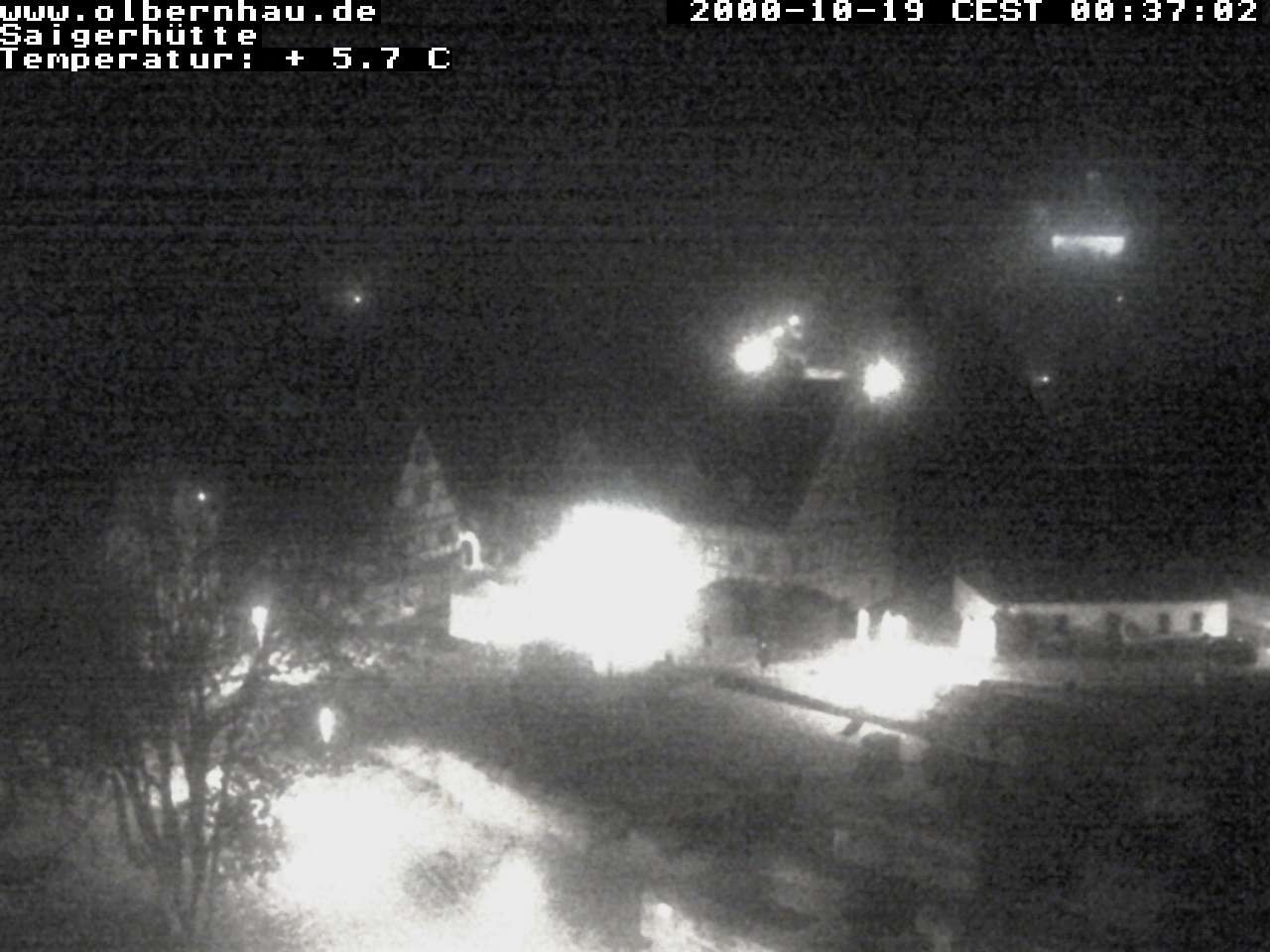 Archiv Foto Webcam Blick auf die Saigerhütte Olbernhau