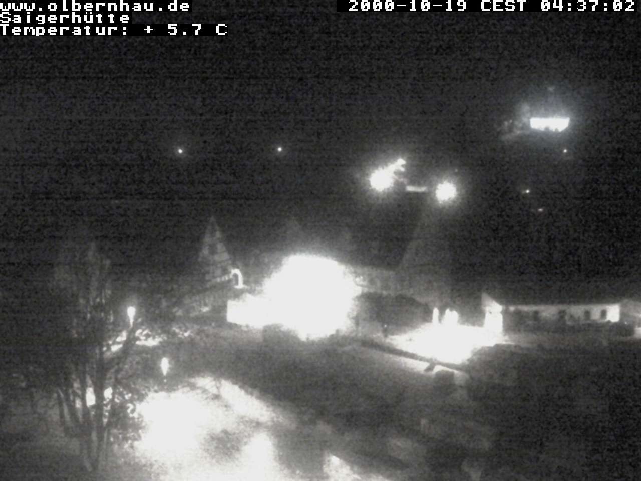Archiv Foto Webcam Blick auf die Saigerhütte Olbernhau