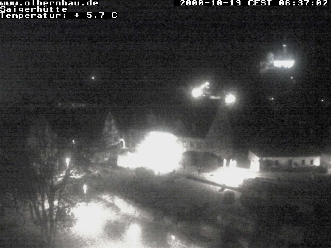 Archiv Foto Webcam Blick auf die Saigerhütte Olbernhau