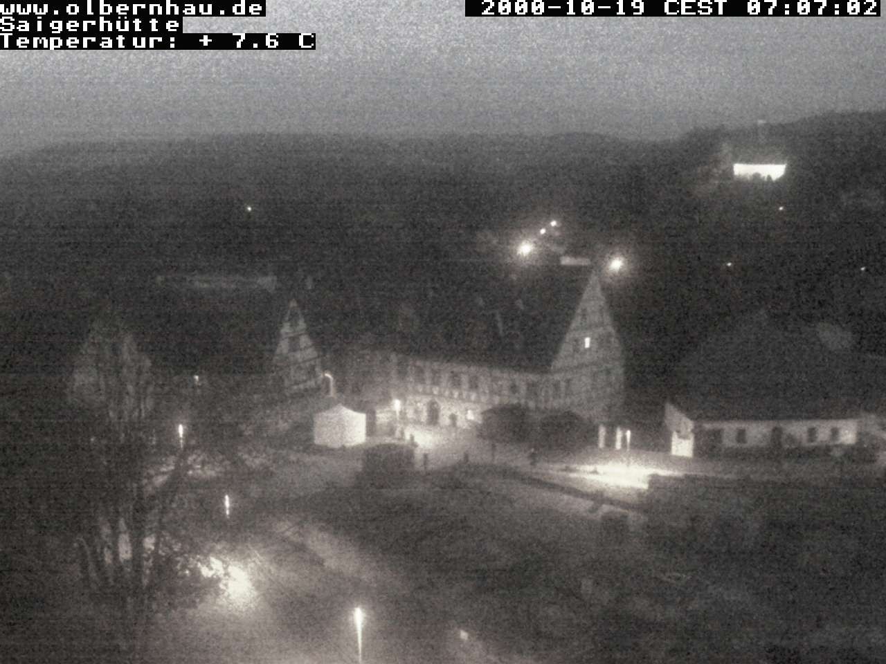 Archiv Foto Webcam Blick auf die Saigerhütte Olbernhau