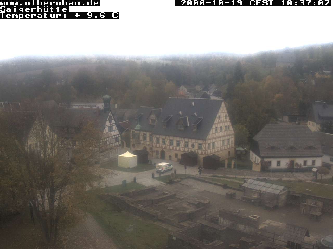 Archiv Foto Webcam Blick auf die Saigerhütte Olbernhau