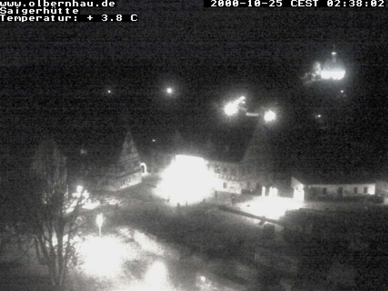 Archiv Foto Webcam Blick auf die Saigerhütte Olbernhau