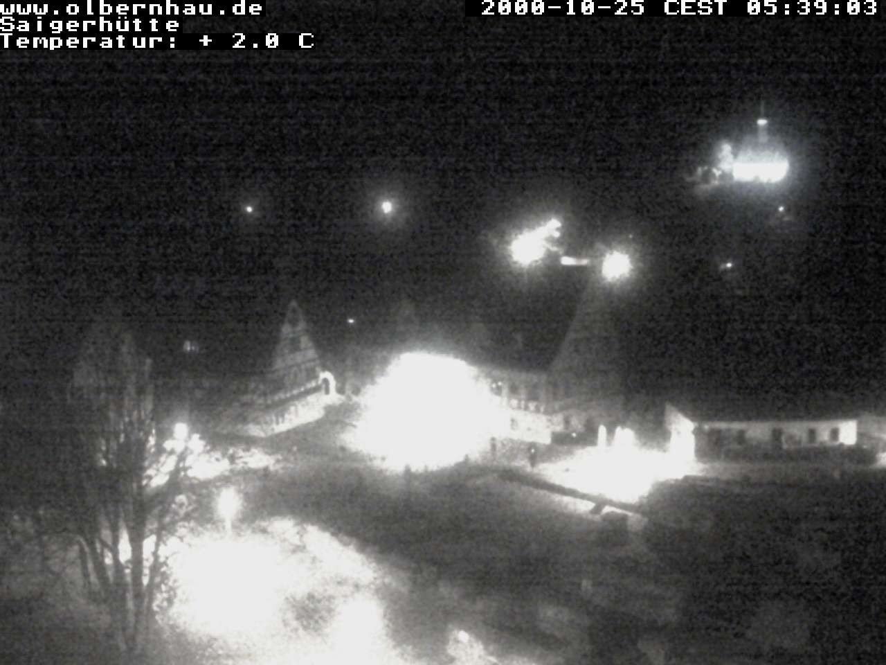 Archiv Foto Webcam Blick auf die Saigerhütte Olbernhau