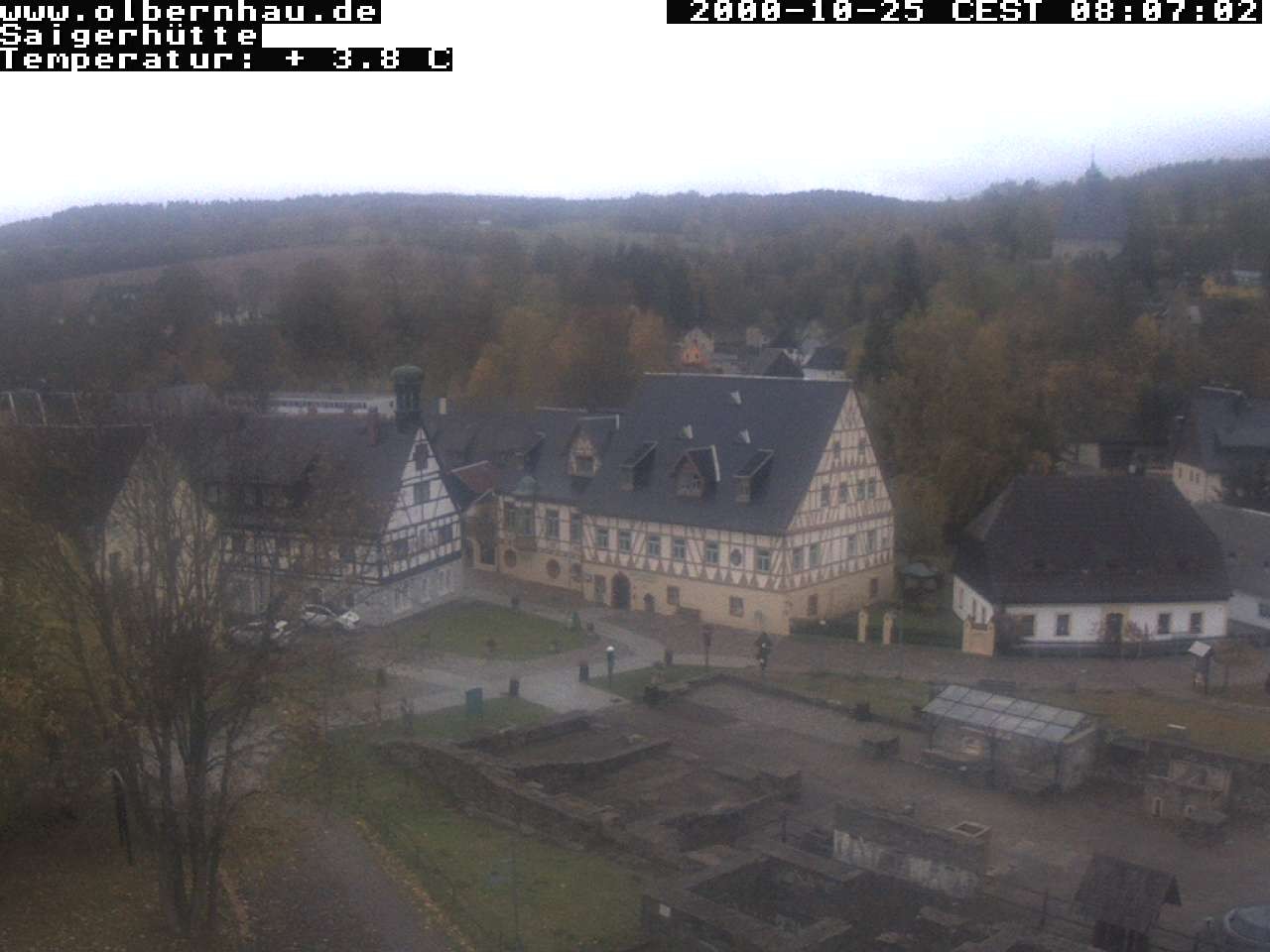 Archiv Foto Webcam Blick auf die Saigerhütte Olbernhau