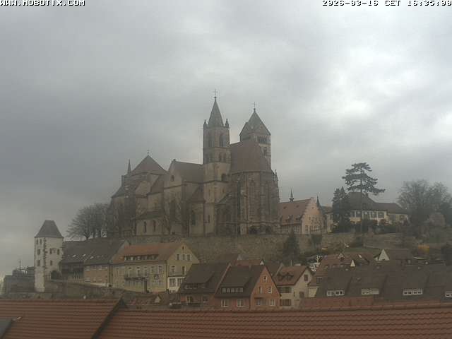 Archived image Webcam Breisach St. Stephansmünster