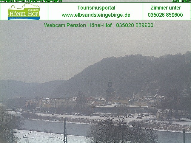 Archiv Foto Webcam Bad Schandau - Elbufer