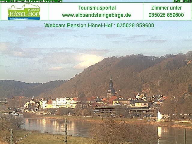 Archiv Foto Webcam Bad Schandau - Elbufer