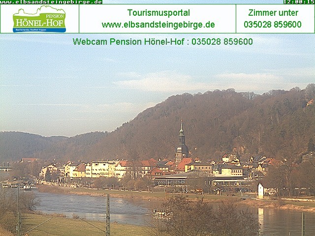 Archiv Foto Webcam Bad Schandau - Elbufer