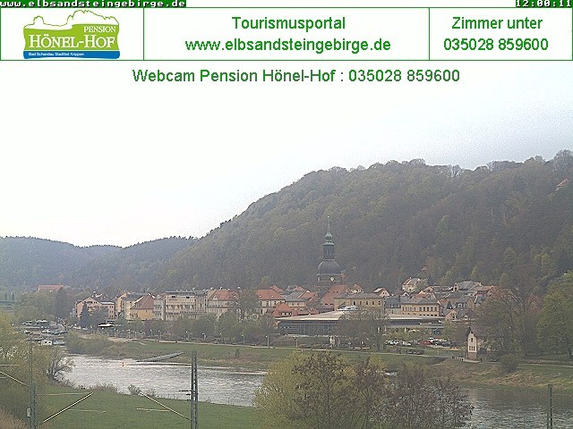 Archiv Foto Webcam Bad Schandau - Elbufer