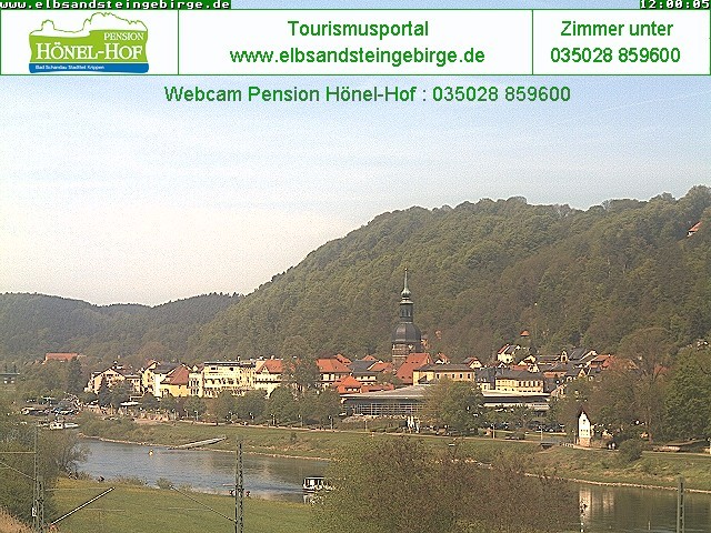 Archiv Foto Webcam Bad Schandau - Elbufer