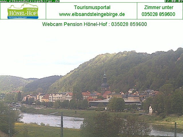 Archiv Foto Webcam Bad Schandau - Elbufer