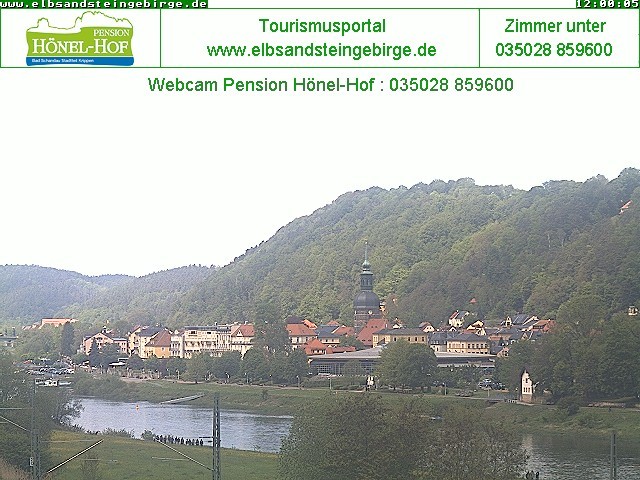 Archiv Foto Webcam Bad Schandau - Elbufer