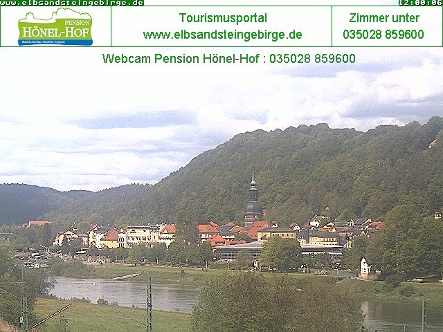 Archiv Foto Webcam Bad Schandau - Elbufer